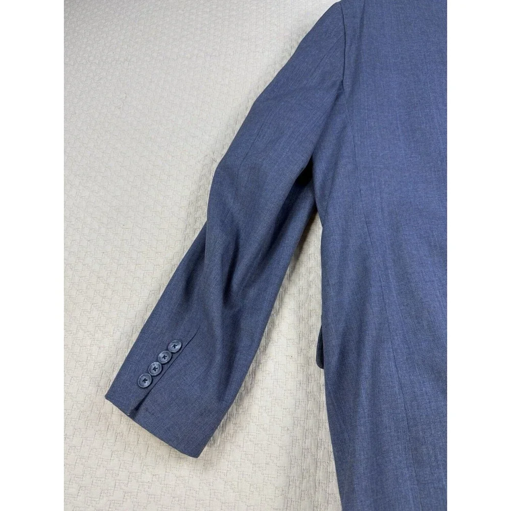 Burberry Porsum Wool Suit Formal Made USA Bullocks 70s 80s | Blue | Size Unknown